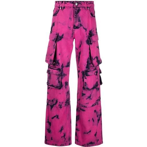 MSGM jeans bicolore - rosa