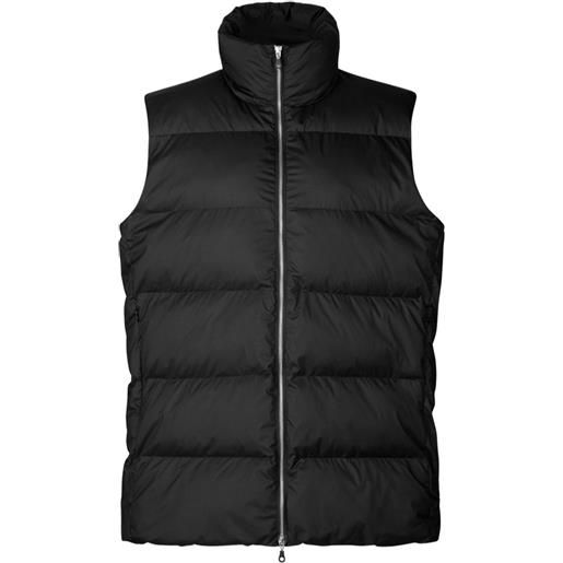 SAMSOE SAMSOE gilet imbottito con zip - nero