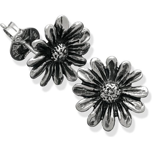 Orecchini Margherita In Argento 925 Placcato Oro E Zirconi Bianchi - Foto 4