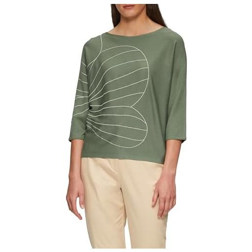 s.Oliver 2150019 maglione maniche a 3/4, 59 x 2 blu, 48 donna