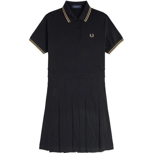 Fred Perry vestito da tennis plissettato con doppia riga