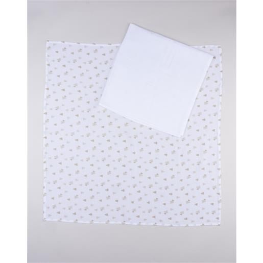 Prénatal pack 2 quadrati in mussola neonato - corredino