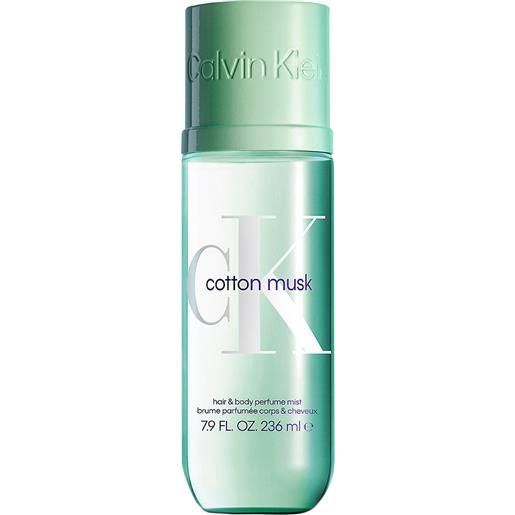 Calvin Klein ck one acqua corpo e capelli cotton musk 236 ml