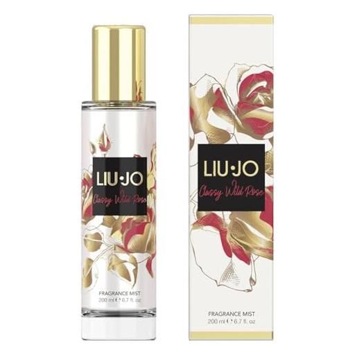 Liu Jo Jeans liu jo classy wild rose acqua corpo profumata donna 200 ml - spray floreale rinfrescante con note di rosa selvaggia - profumo corpo leggero estivo (classy wild rose 1 unità)