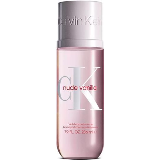 Calvin Klein ck body mist nude vanilla 236ml - acqua aromatica unisex