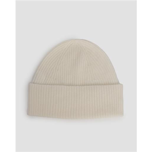 Kujten berretto bianco in cashmere da donna Kujten lilou