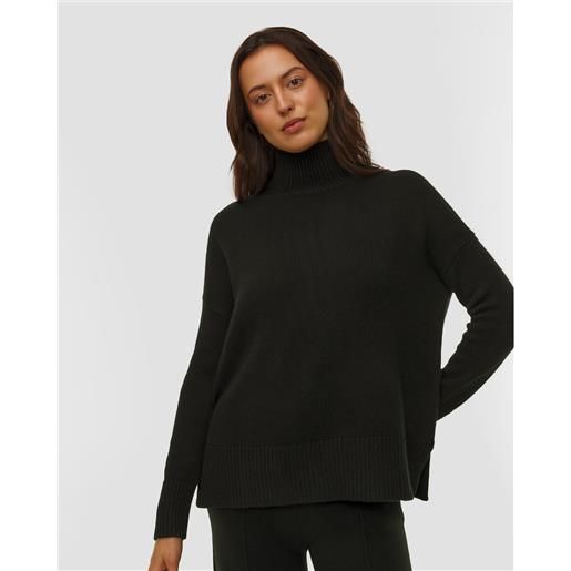 Kujten dolcevita nero in cashmere da donna Kujten ulla