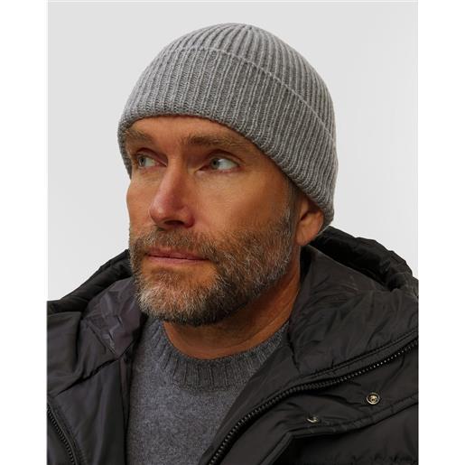 Johnstons of Elgin berretto grigio in cashmere johnstons of elgin