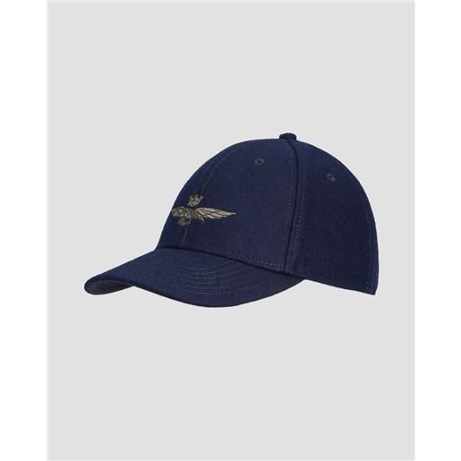 Aeronautica Militare cappellino blu scuro in lana Aeronautica Militare