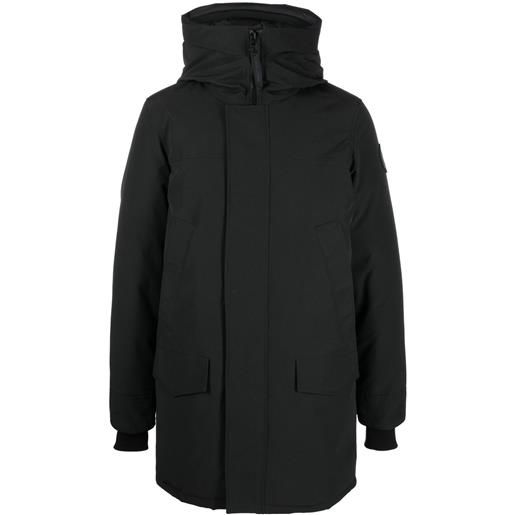 Canada Goose cappotto langford con cappuccio - nero