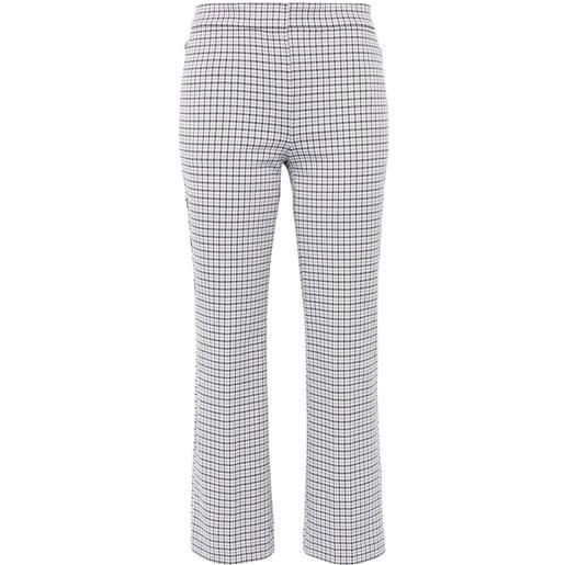 Theory pantaloni in pied-de-poule - grigio