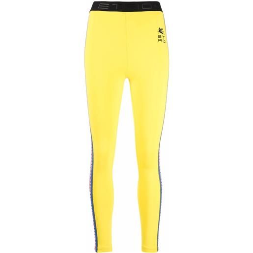 ETRO leggings con stampa - giallo