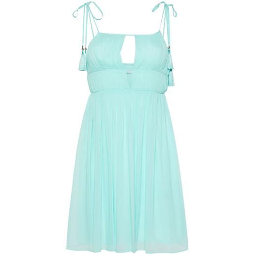 Patrizia Pepe abito corto plissé - blu