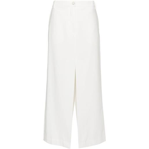 REMAIN front-slit pencil maxi skirt - bianco