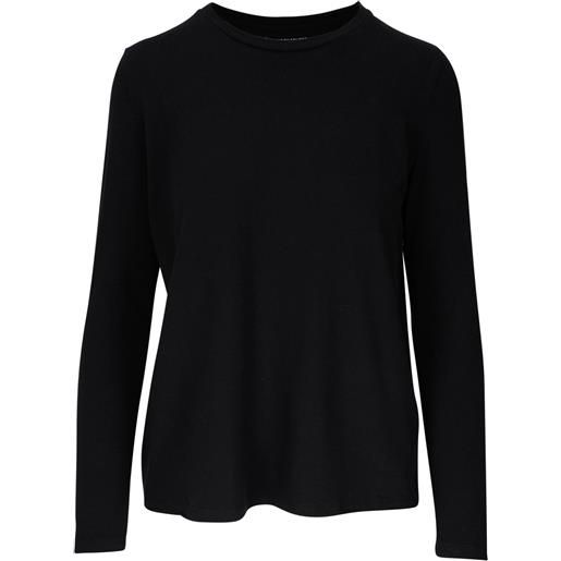 Majestic Filatures t-shirt a maniche lunghe - nero