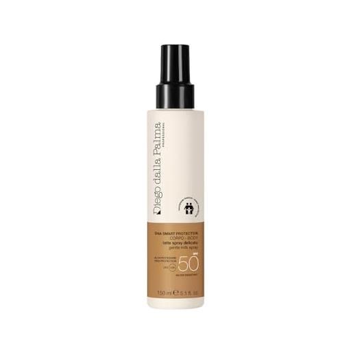 Diego dalla palma latte spray protezione solare, spf 50, alta protezione, delicato per il corpo, 150 ml