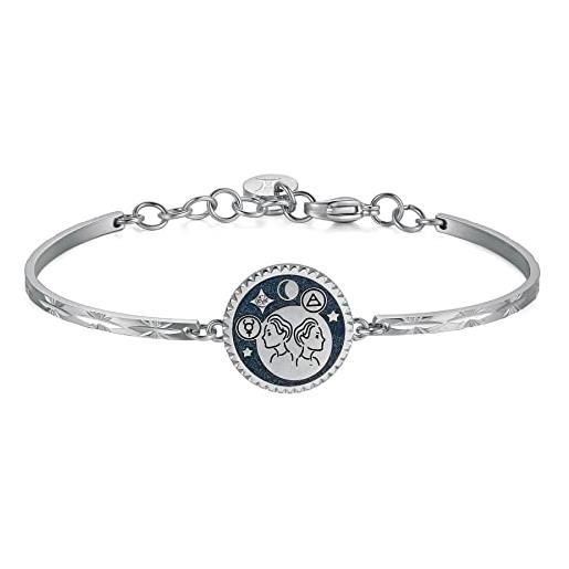 Brosway bracciale donna, bracciale rigido in acciaio | collezione chakra - bhk369