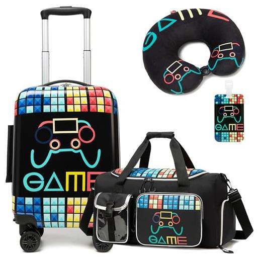 HTgroce valigia bambini, valigia per bambini borsone bambino, trolley bambino da viaggio