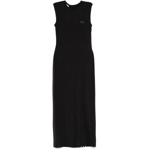 Y-3 abito lungo - nero
