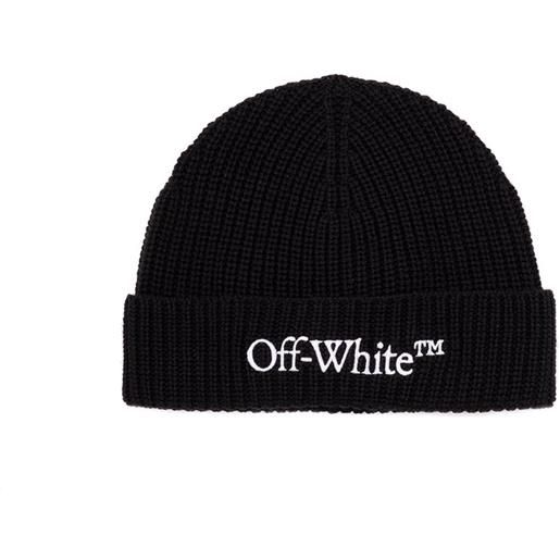 Off White `bookish classic` knit beanie