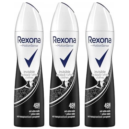 Rexona 3x deodorante spray Rexona da donna, invisible diamond", 150 ml