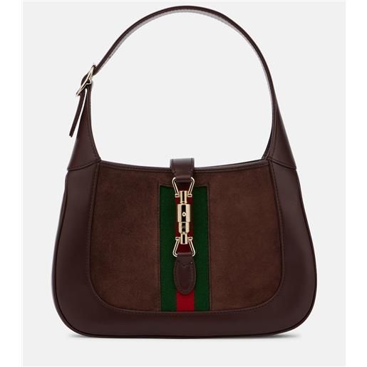 Gucci borsa a spalla jackie 1961 medium in suede
