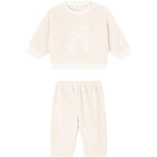 Il Gufo baby - felpa e pantaloni sportivi in pile