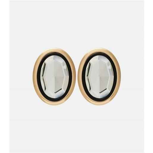 Self-Portrait orecchini con cristalli