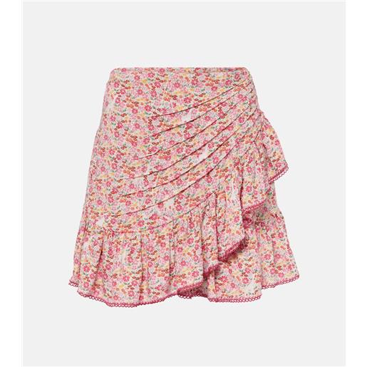 Poupette St Barth minigonna mabelle con stampa