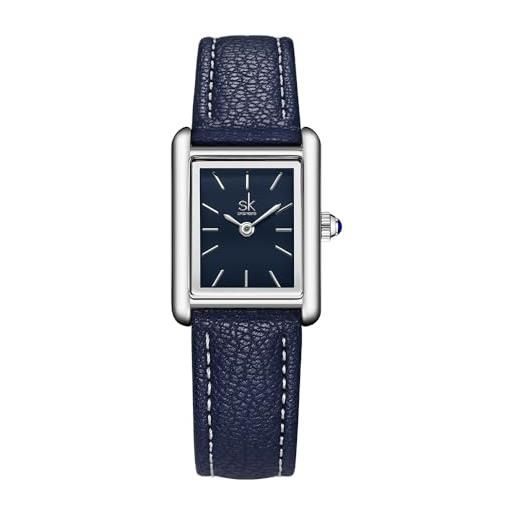 TAPORT Orologio Quadrato In Pelle Verde - Stile Rock E Roll Per Veri Appassionati - 2