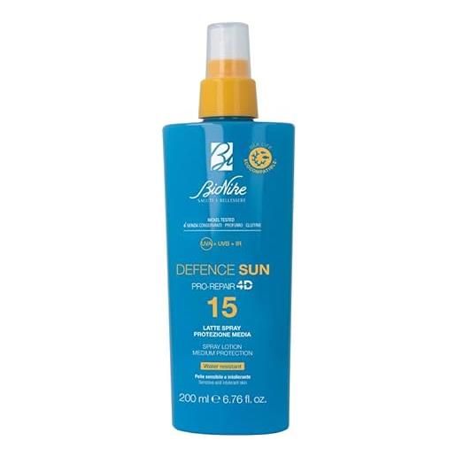 Generico promo 1 pezzo bionike defence sun spf 15 latte spray protezione solare 200 ml