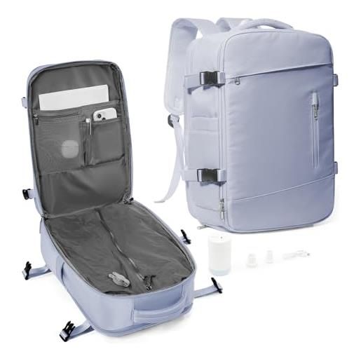 Zaino Cabina 45x36x20cm Per EasyJet - Bagaglio A Mano, Grigio Scuro, Con Porta PC - Foto 2