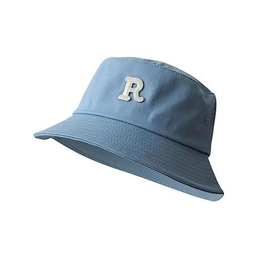 NOGRAX cappello da pescatore 63cm big head cotton bucket cappelli per gli uomini donne grandi bob quattro stagioni cappello pescatore lettera all'aperto sun hat-17, l 58-60cm