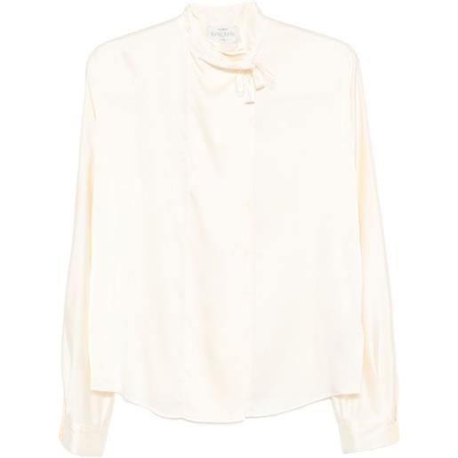 Forte Forte blusa a collo alto - toni neutri