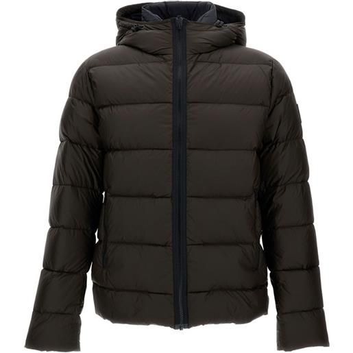 Fay cappotto trapuntato con cappuccio - marrone