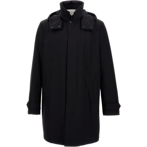 Fay parka con cappuccio - nero