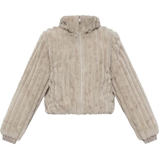 Save The Duck giacca con zip - toni neutri