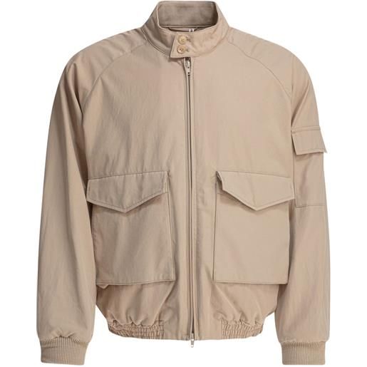 Kaptain Sunshine bomber con zip e tasca con patta - toni neutri
