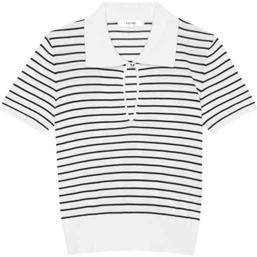 FRAME polo a righe - toni neutri