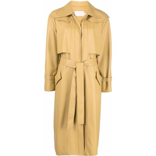 Low Classic trench con cintura - giallo