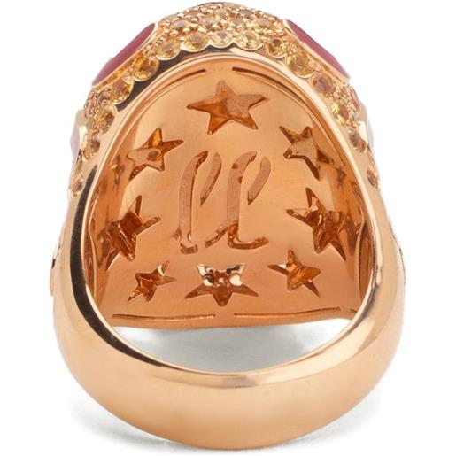 Francesca Villa 18k rose gold the octopus man ring - rosa