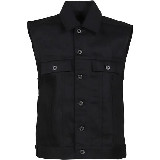 Rick Owens DRKSHDW giacca smanicata - nero