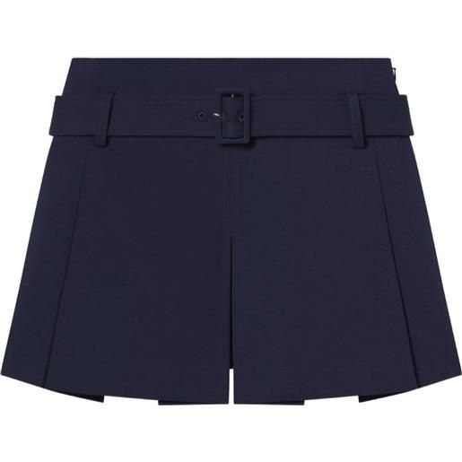 A.L.C. shorts con cintura - blu