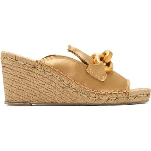 Pedro Garcia mules oliveta con catena 75mm - oro