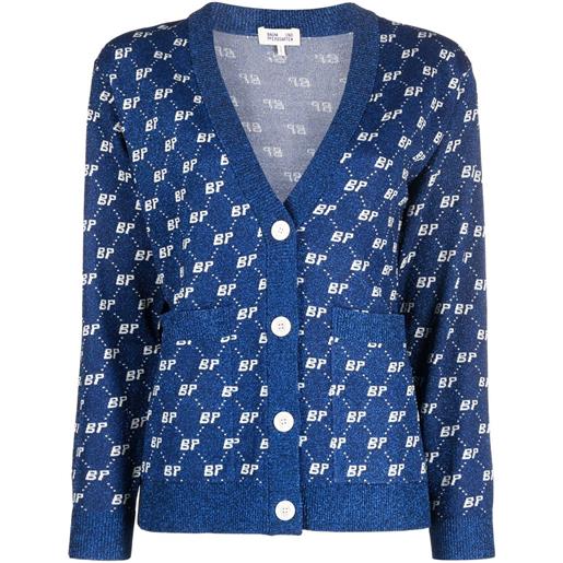 Baum Und Pferdgarten cardigan con stampa - blu