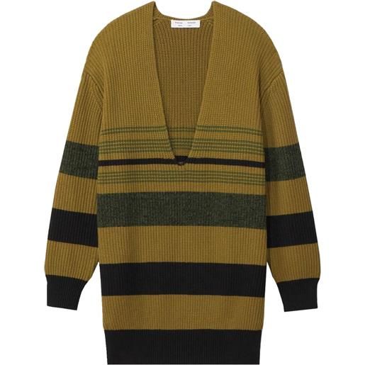 Proenza Schouler White Label maglione con scollo a v - verde