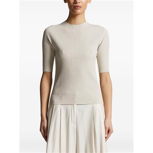 Peserico top in lurex - toni neutri