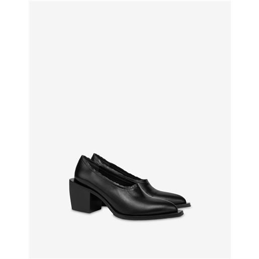Moschino - shootie cuban heel - nero