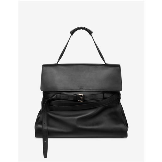 Moschino - Moschino tie me bag jumbo - nero