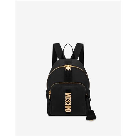 Moschino - zaino in nylon cordura medium - nero